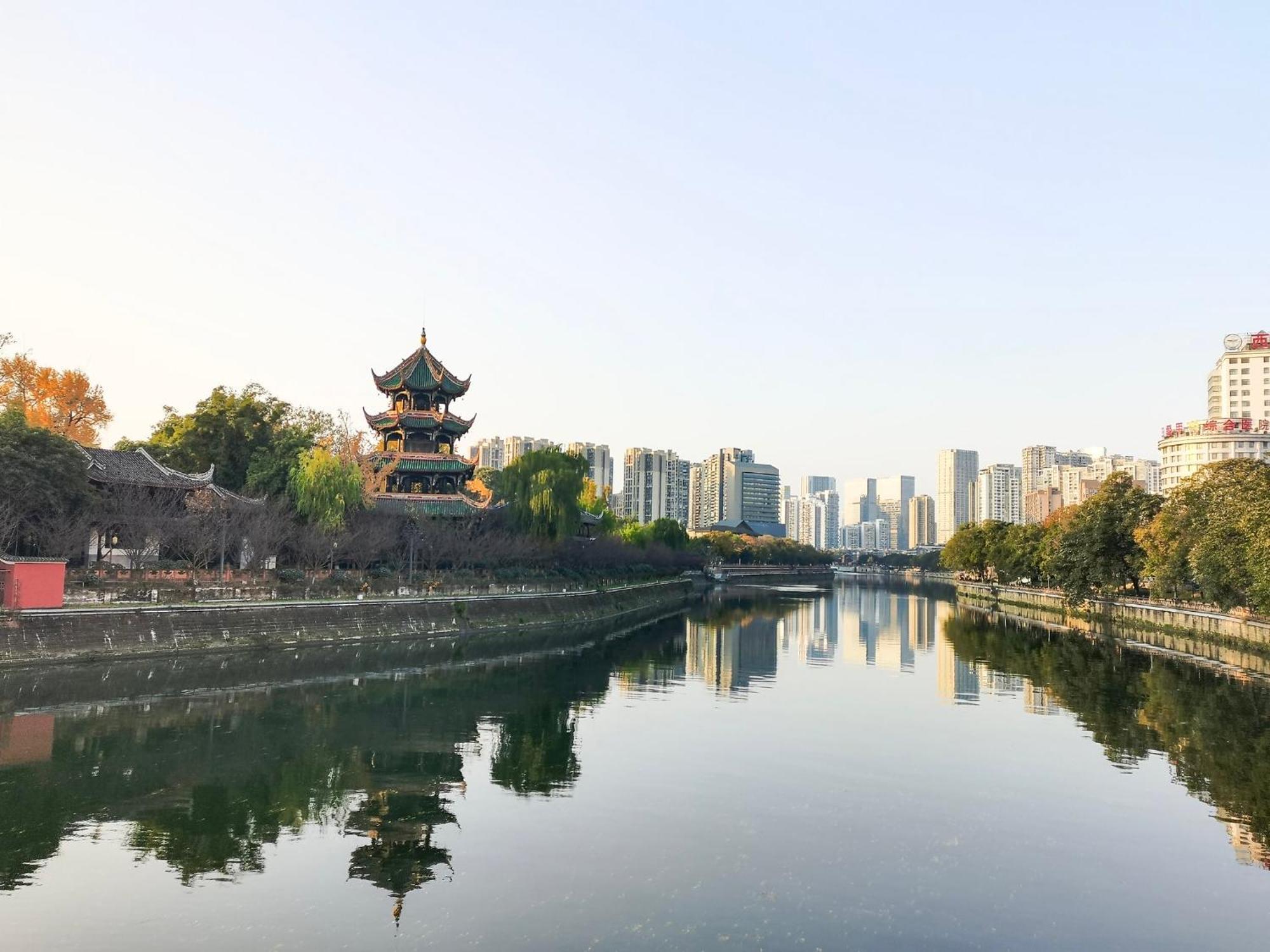 Holiday Inn Chengdu Qinhuang By Ihg Exterior foto